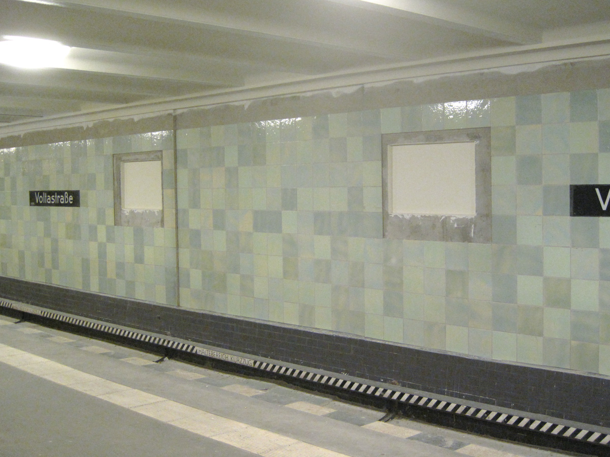 Abb. 14: U-Bahnhof Voltastraße, Zustand April 2014.